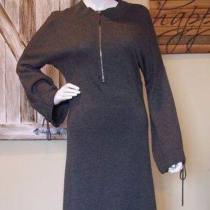 Timeless Gray Sweater Dress